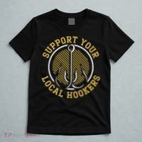 Support Your Local Hookers Fishing Fisherman Master Baiter T-Shirt thumb 5