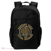 Support Your Local Hookers Fishing Fisherman Master Baiter Backpack thumb 0