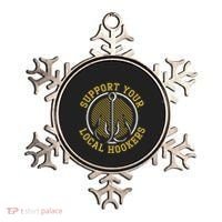 Support Your Local Hookers Fishing Fisherman Master Baiter Ornament thumb 0