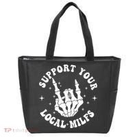Support Your Local Milfs Tote Bag thumb 0