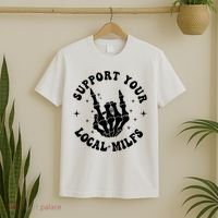 Support Your Local Milfs T-Shirt thumb 2