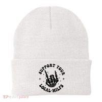 Support Your Local Milfs Beanie thumb 0