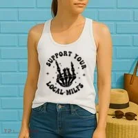 Support Your Local Milfs Women's Tank Top thumb 2