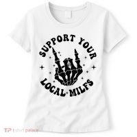 Support Your Local Milfs Women's T-Shirt thumb 0