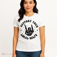 Support Your Local Milfs Women's T-Shirt thumb 4