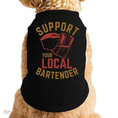 Support Your Local Bartender Doggie Tank