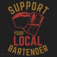 Support Your Local Bartender Beanie thumb 2