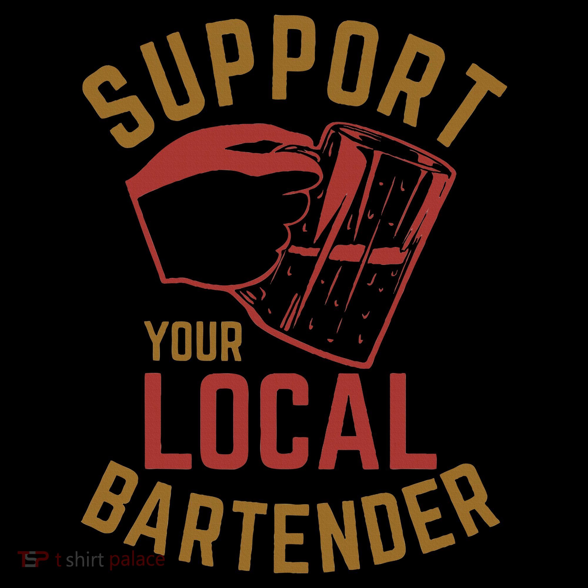 Support Your Local Bartender Women's Hoodie