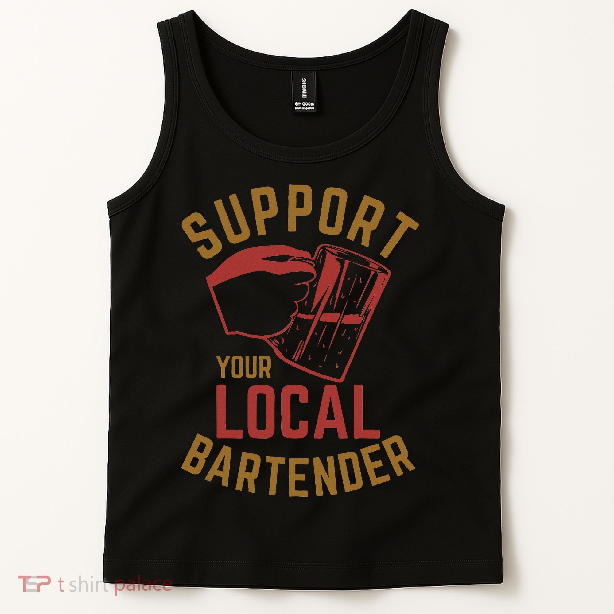 Support Your Local Bartender Tank Top