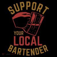 Support Your Local Bartender Tote Bag thumb 4