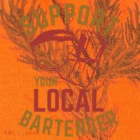 Support Your Local Bartender Kati Licensed 12" Camo Cuffed Beanie thumb 2