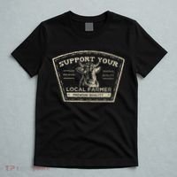 Support Your Local Farmer Eat Beef T-Shirt thumb 5