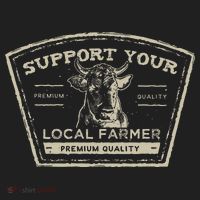 Support Your Local Farmer Eat Beef Tumbler thumb 3
