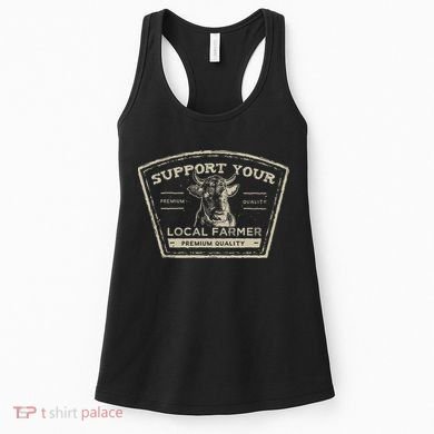 Support Your Local Farmer Eat Beef Women's Tank Top