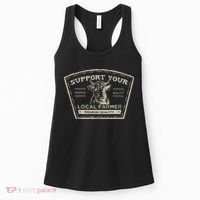 Support Your Local Farmer Eat Beef Women's Tank Top thumb 0
