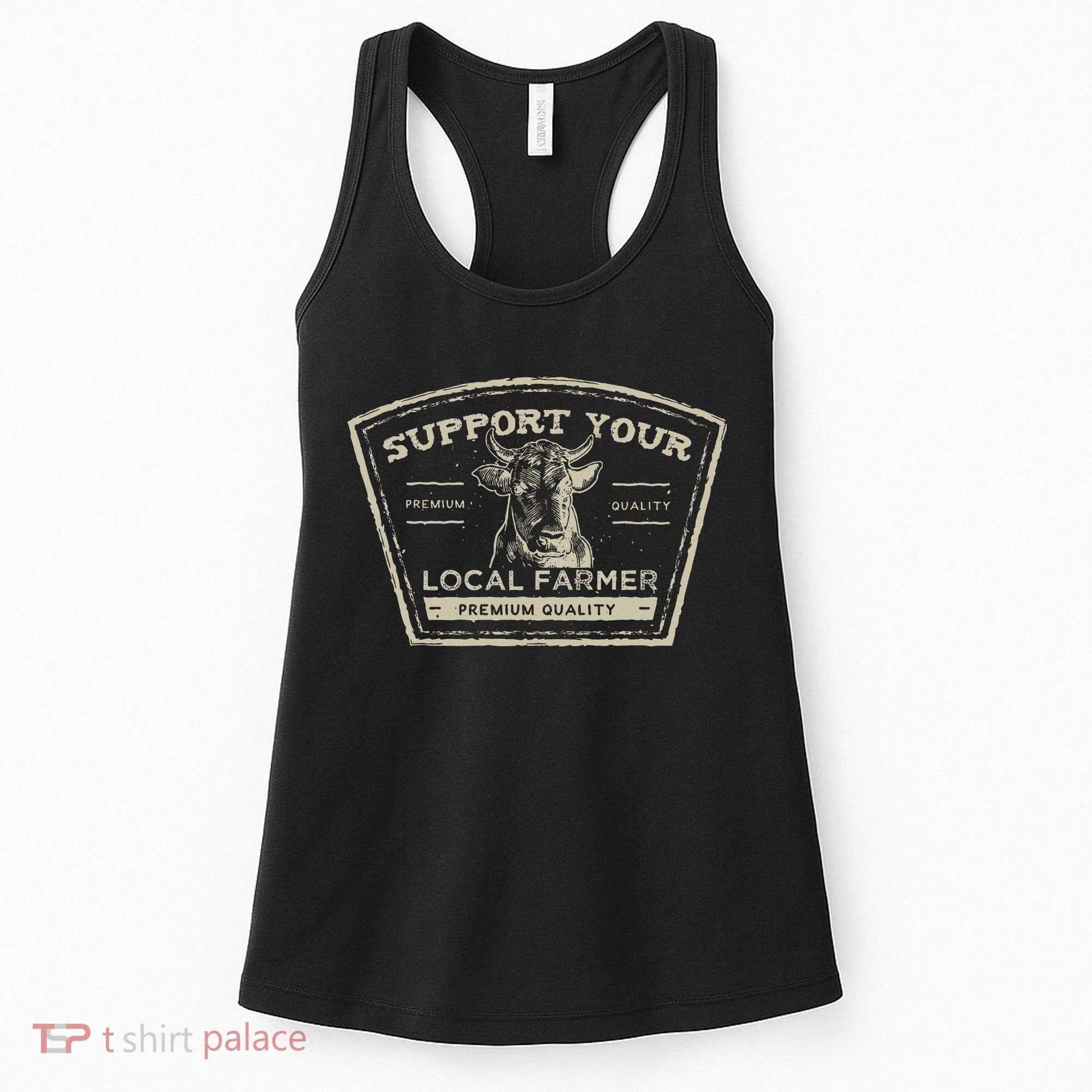 Support Your Local Farmer Eat Beef Women's Tank Top