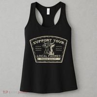 Support Your Local Farmer Eat Beef Women's Tank Top thumb 3