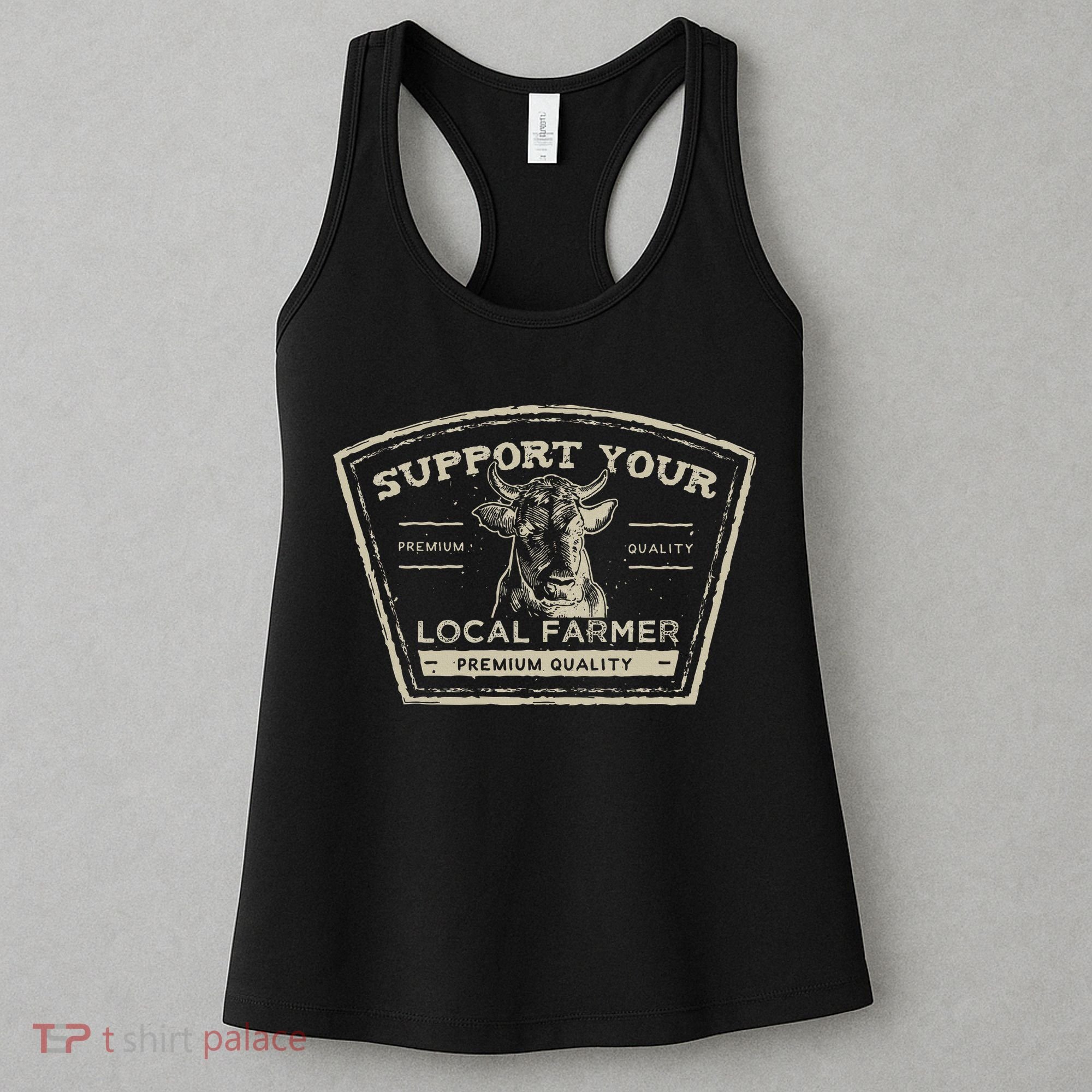 Support Your Local Farmer Eat Beef Women's Tank Top