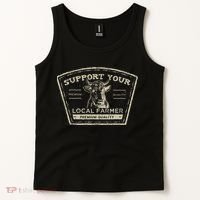 Support Your Local Farmer Eat Beef Tank Top thumb 2
