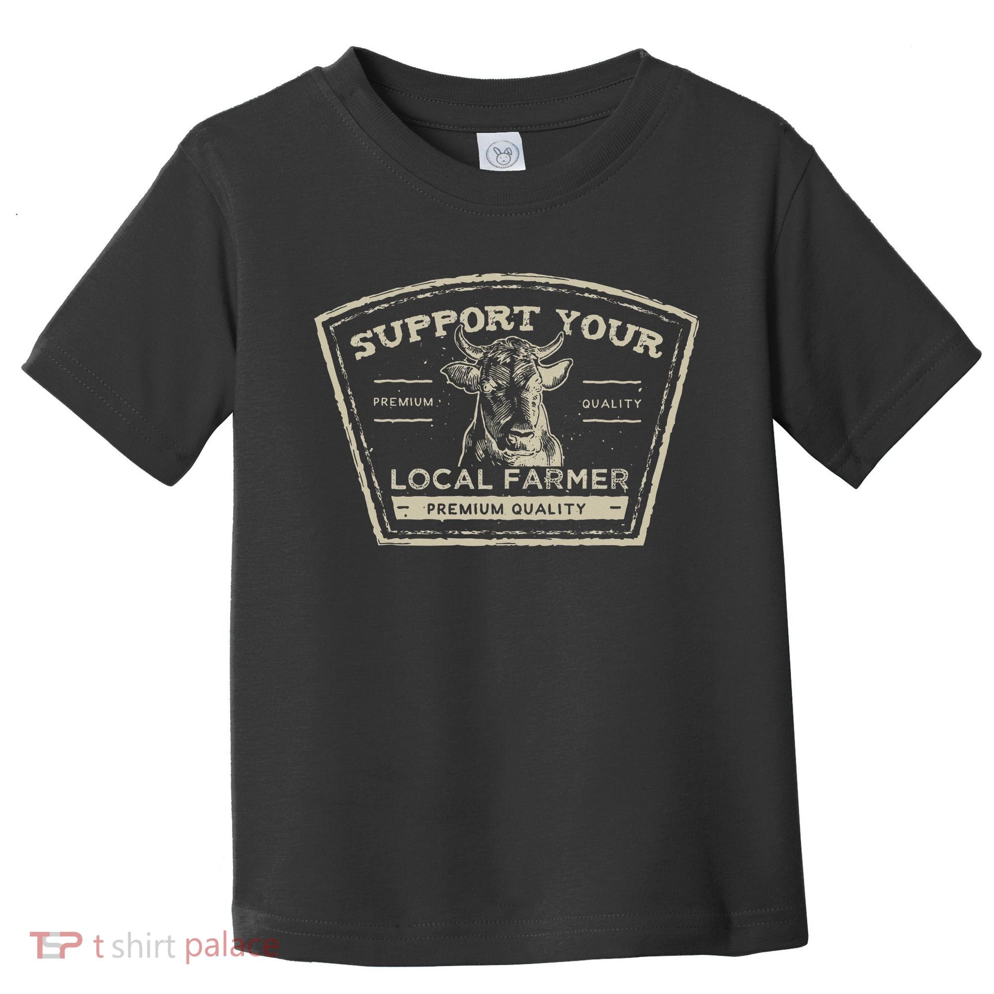 Support Your Local Farmer Eat Beef Toddler T-Shirt