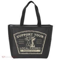 Support Your Local Farmer Eat Beef Tote Bag thumb 0