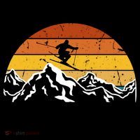 Ski You Later Skiing Retro Sunset Mountain Coffee Mug thumb 5