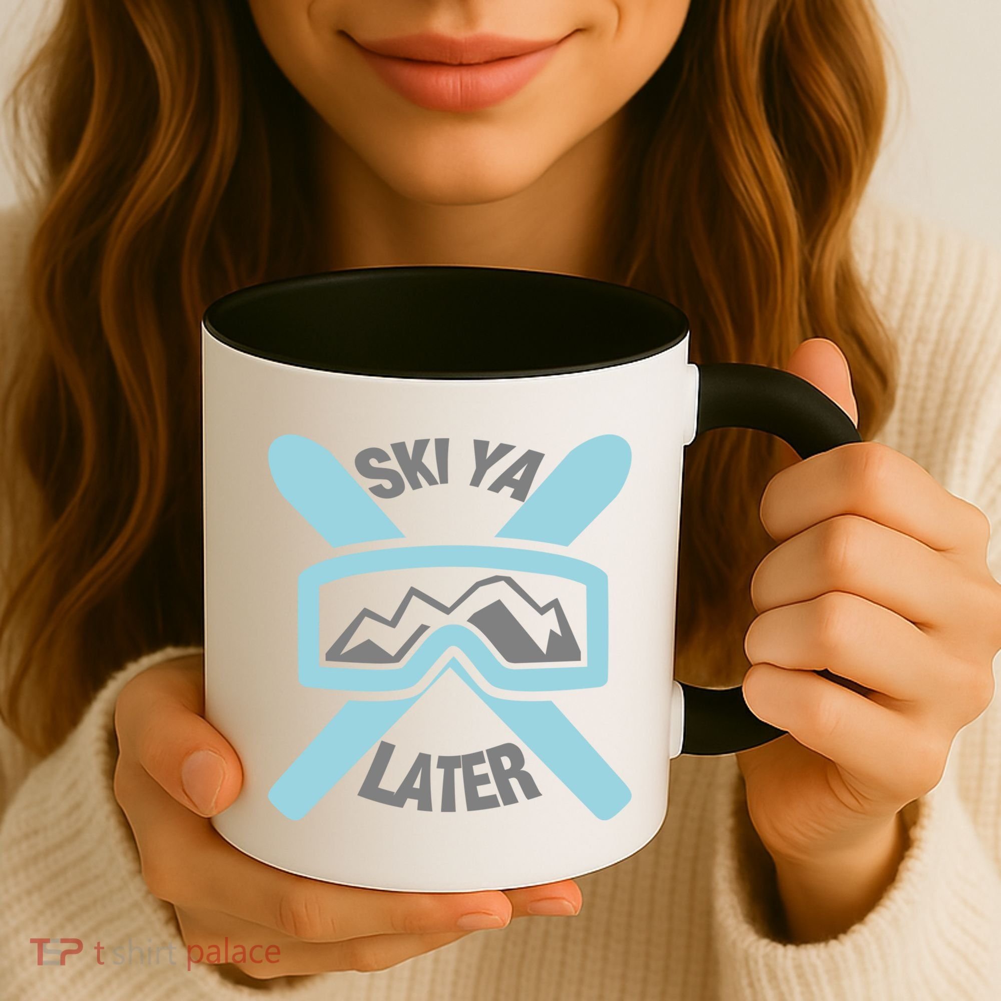 Ski Ya Later Funny Skiing Gift Great Gift Coffee Mug