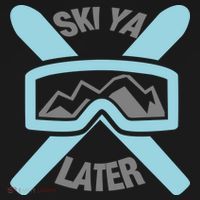 Ski Ya Later Funny Skiing Gift Great Gift Pajama Set thumb 2