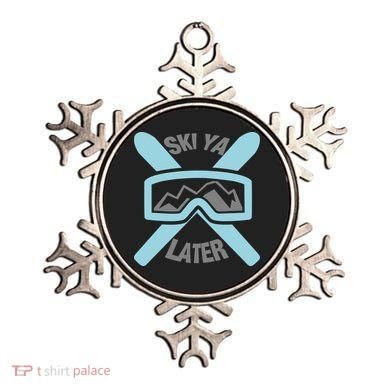 Ski Ya Later Funny Skiing Gift Great Gift Ornament