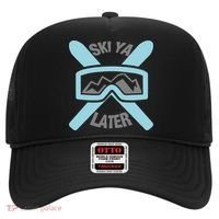 Ski Ya Later Funny Skiing Gift Great Gift Hat thumb 0