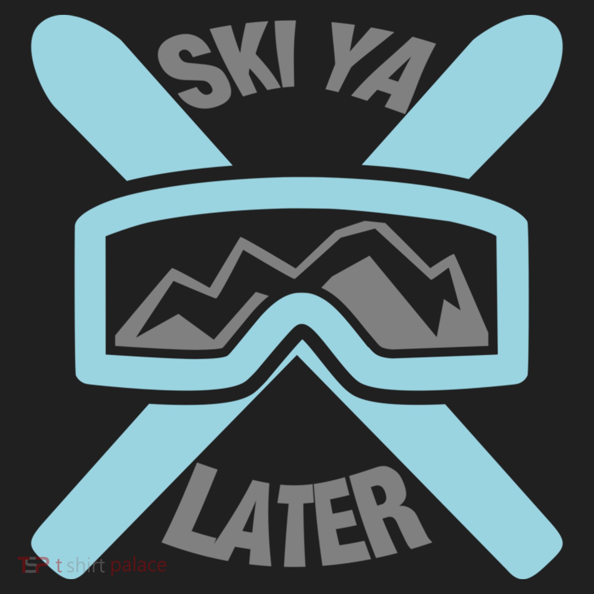 Ski Ya Later Funny Skiing Gift Great Gift Hat