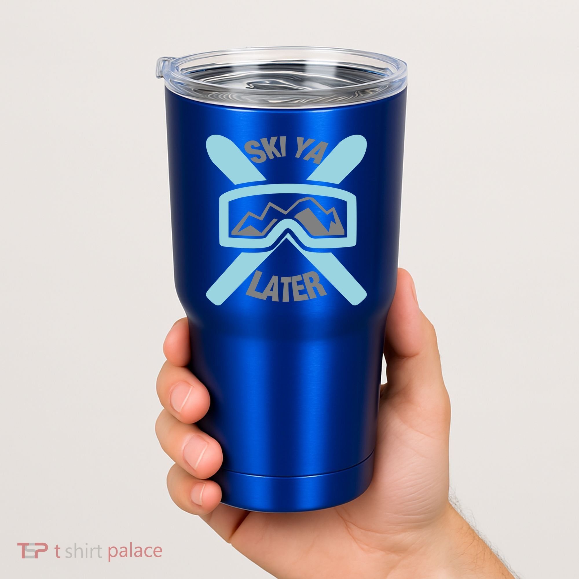Ski Ya Later Funny Skiing Gift Great Gift Tumbler