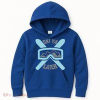 Ski Ya Later Funny Skiing Gift Great Gift Kids Hoodie thumb 0