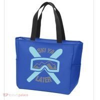 Ski Ya Later Funny Skiing Gift Great Gift Tote Bag thumb 3