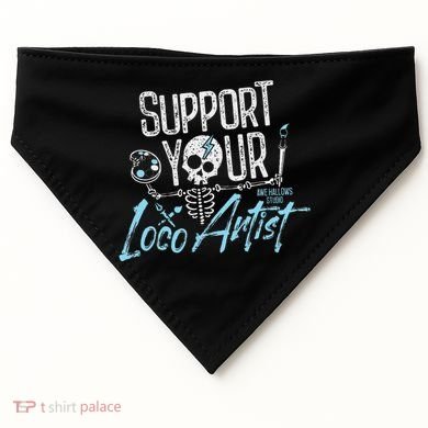 Support Your Loco Artist Creative Design USA-Made Doggie Bandana