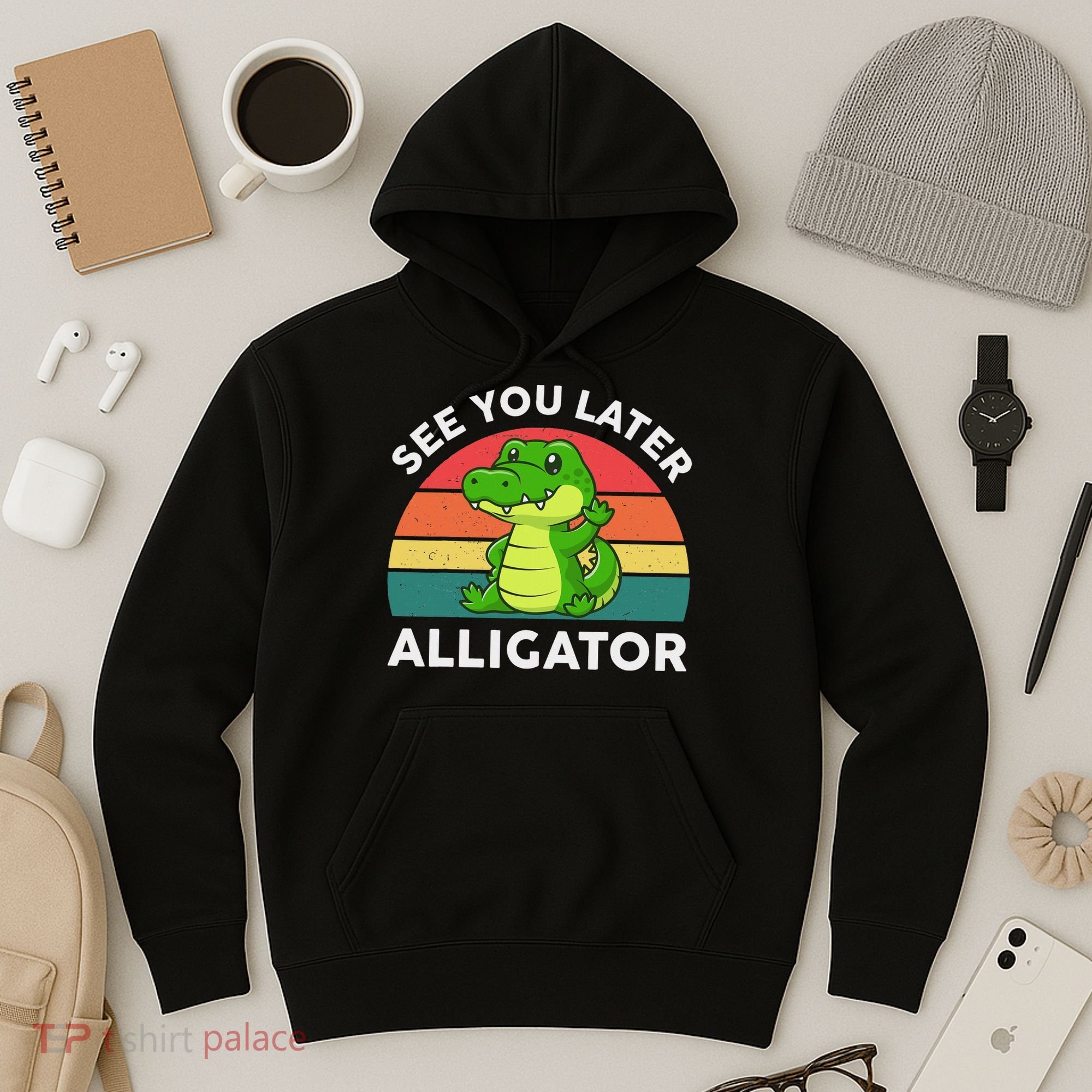 See You Later Alligator Crocodile Funny Hoodie