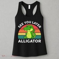See You Later Alligator Crocodile Funny Women's Tank Top thumb 3