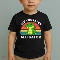 See You Later Alligator Crocodile Funny Toddler T-Shirt thumb 2