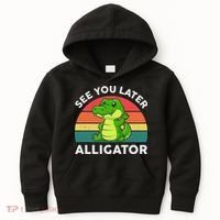 See You Later Alligator Crocodile Funny Kids Hoodie thumb 0