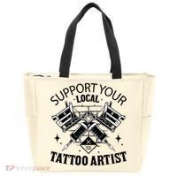 Support Your Local Tattoo Artist Tote Bag thumb 0