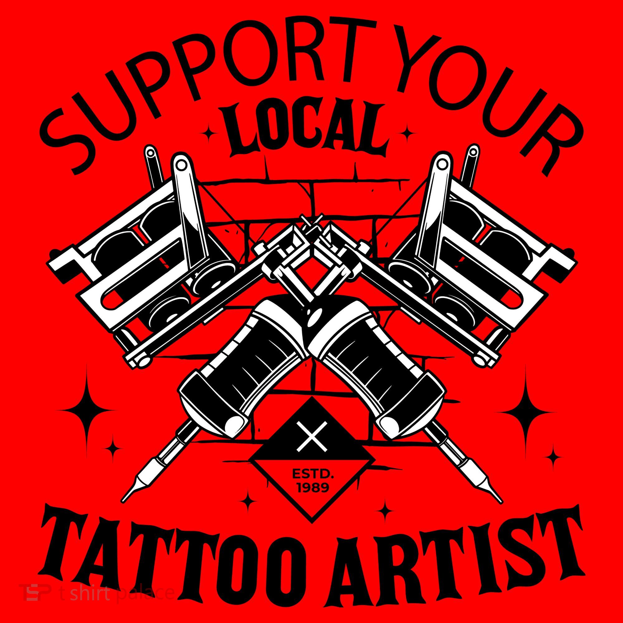 Support Your Local Tattoo Artist Santa Hat