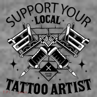 Support Your Local Tattoo Artist Toddler Hoodie thumb 2