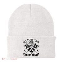 Support Your Local Tattoo Artist Beanie thumb 0
