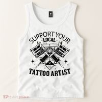 Support Your Local Tattoo Artist Tank Top thumb 2