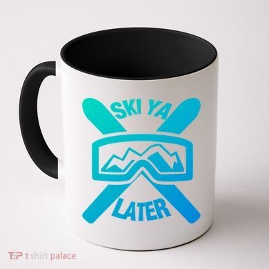 Ski Ya Later Funny Skiing Gift Great Gift Coffee Mug