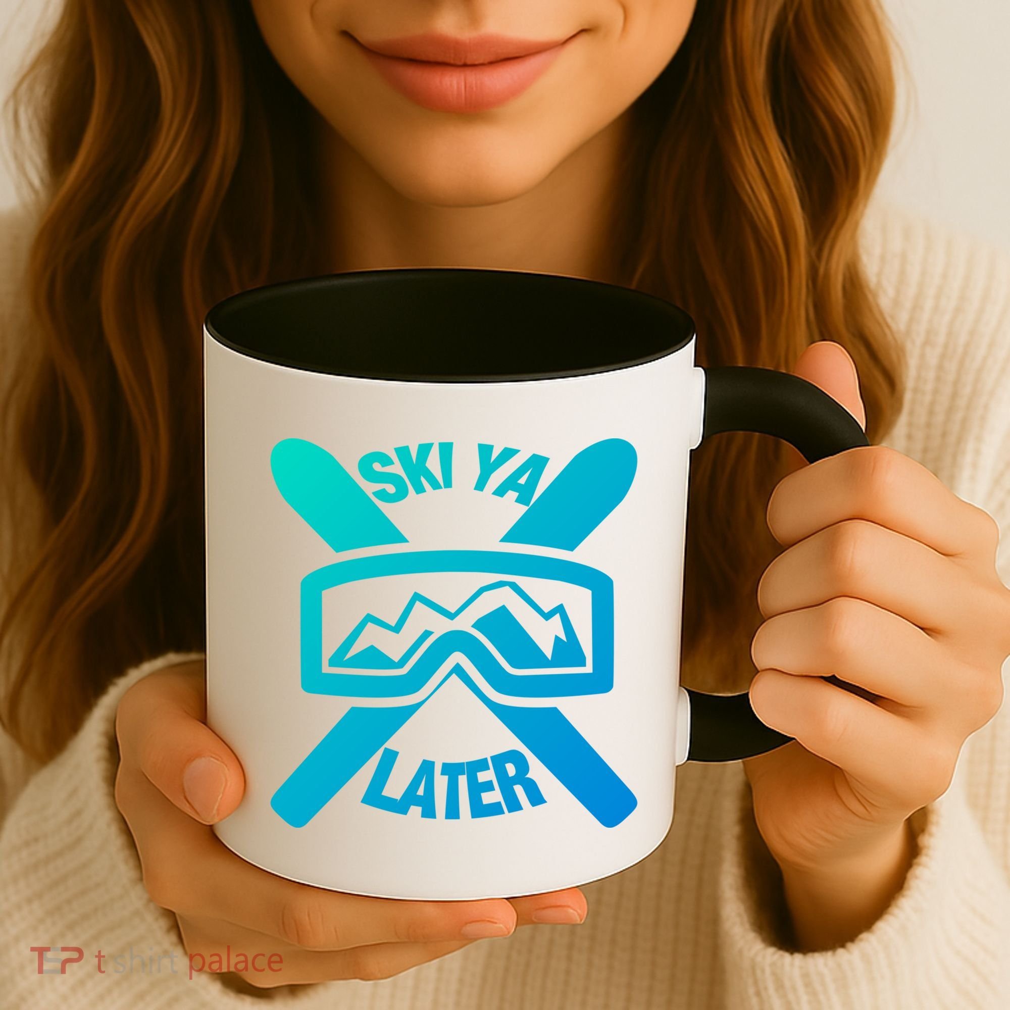 Ski Ya Later Funny Skiing Gift Great Gift Coffee Mug
