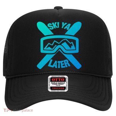 Ski Ya Later Funny Skiing Gift Great Gift Hat