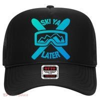 Ski Ya Later Funny Skiing Gift Great Gift Hat thumb 0