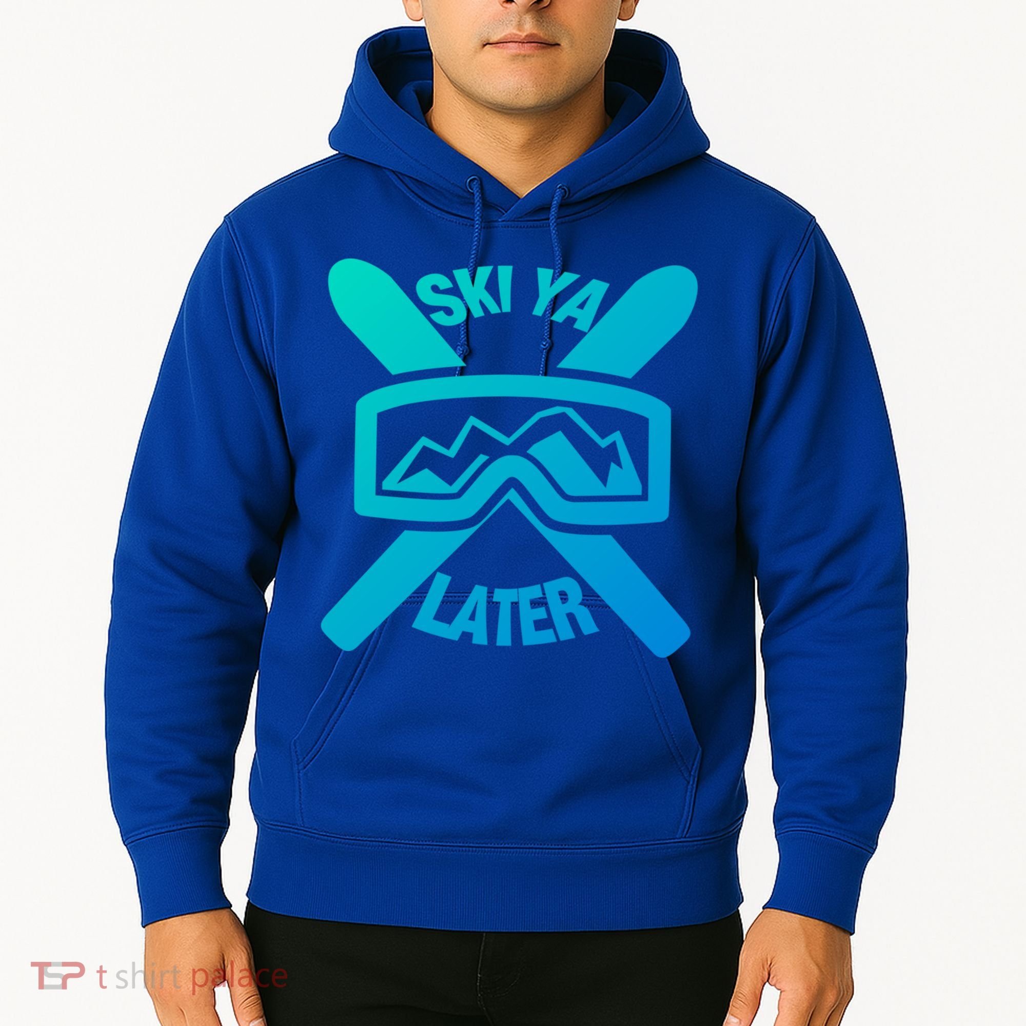Ski Ya Later Funny Skiing Gift Great Gift Hoodie