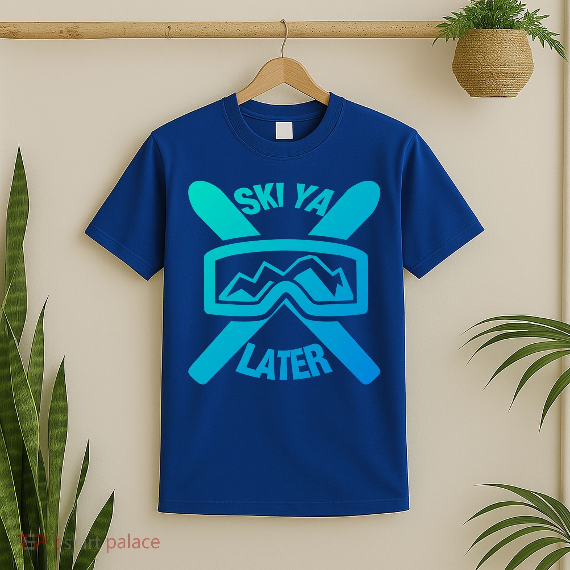 Ski Ya Later Funny Skiing Gift Great Gift T-Shirt